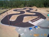 Here's an overhead view of the track when we first opened. (2 years before adding the golf course)