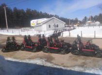 Early spring, go-karts head for service in preparation to be licensed by the State of NH Dept. of Safety!